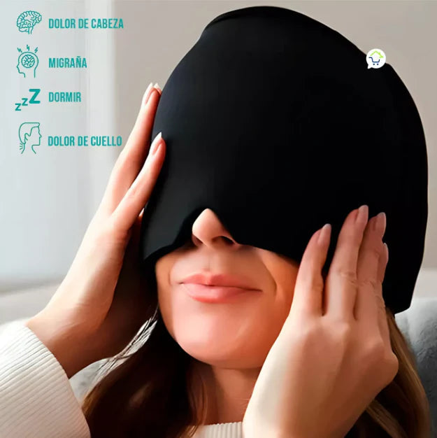 GORRO DE GEL PARA MIGRAÑA - TERAPIA FRIO/CALIENTE