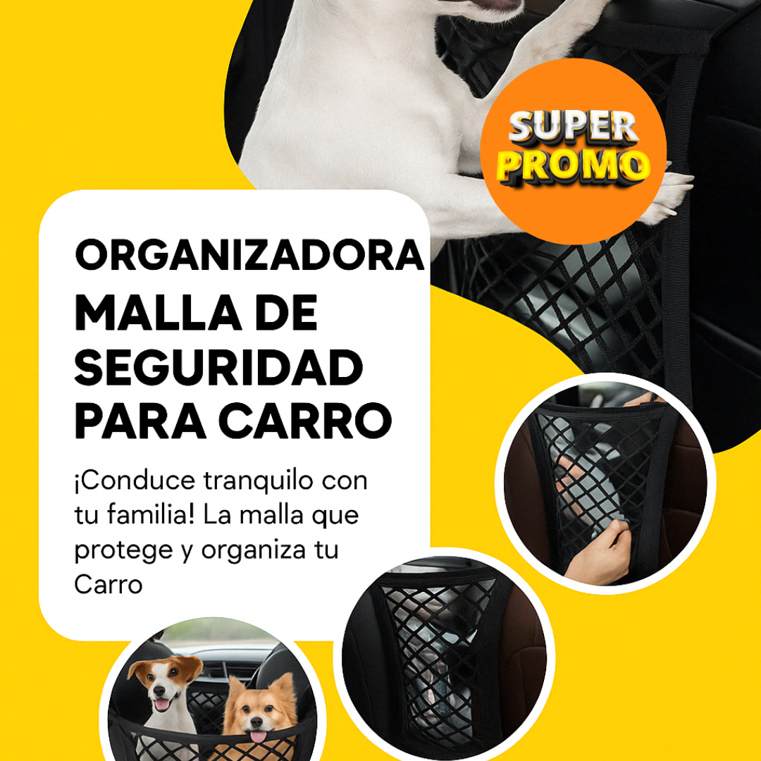 MALLA PROTECTORA y ORGANIZADORA PARA AUTO