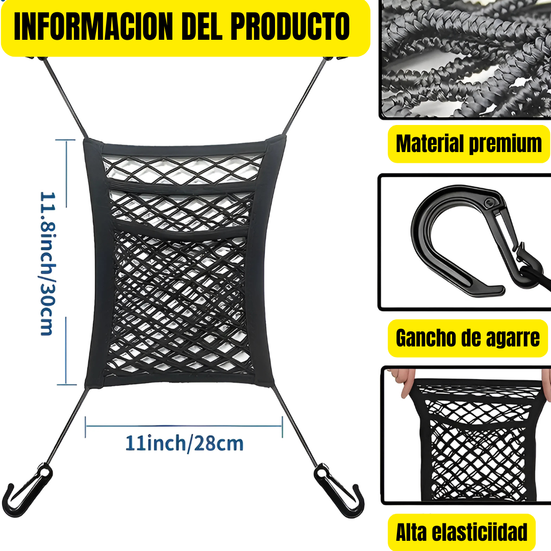 MALLA PROTECTORA y ORGANIZADORA PARA AUTO